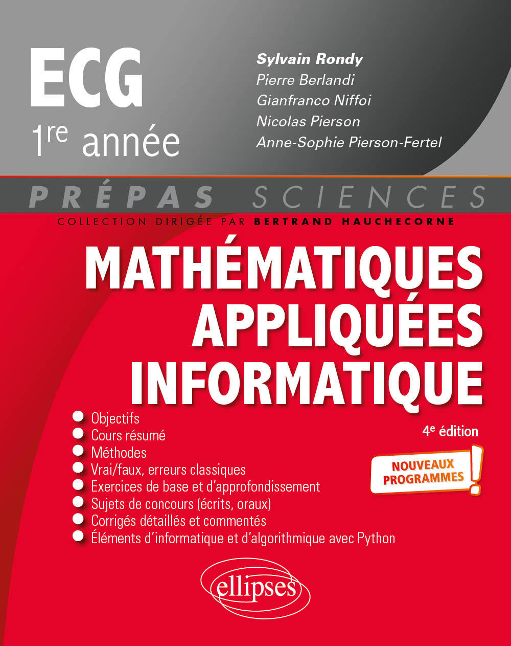 Kniha Mathématiques appliquées - Informatique - prépas ECG 1re année - Nouveaux programmes Rondy