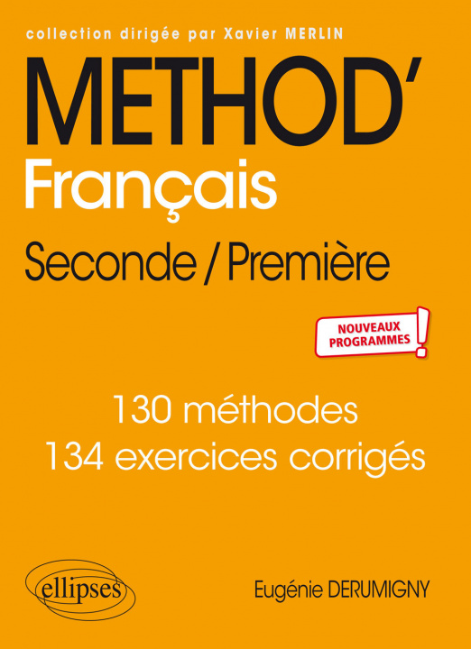 Book Méthod' Français Seconde/Première Derumigny