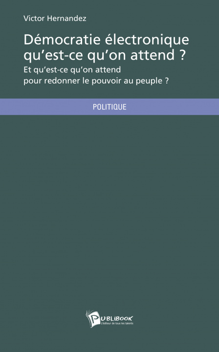 Knjiga DEMOCRATIE ELECTRONIQUE QU'EST-CE QU'ON ATTEND ? VICTOR HERNANDEZ