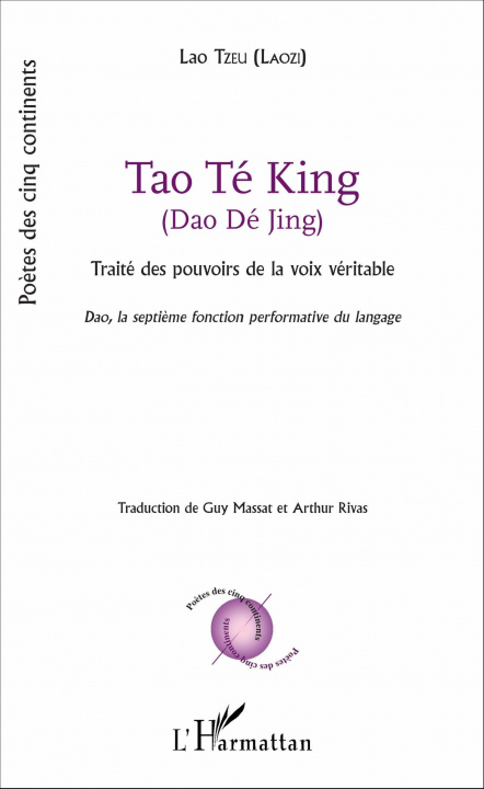 Carte Tao Té King (Dao Dé Jing) Lao Tzeu (Laozi)