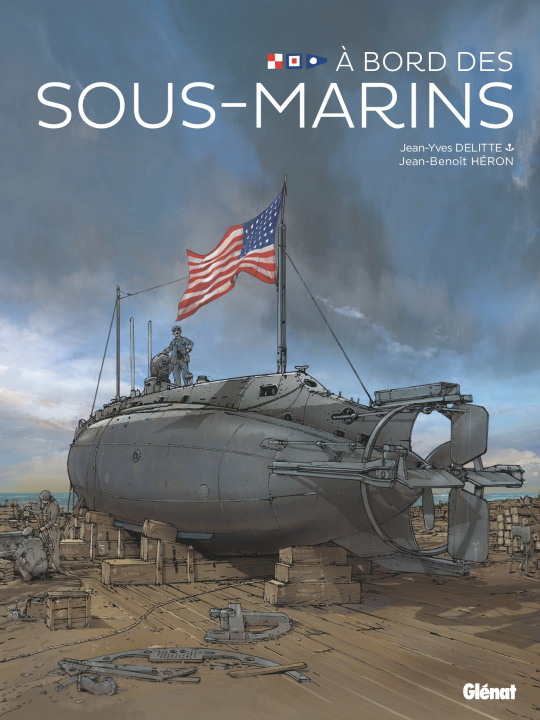 Kniha A bord des sous-marins Jean-Yves Delitte
