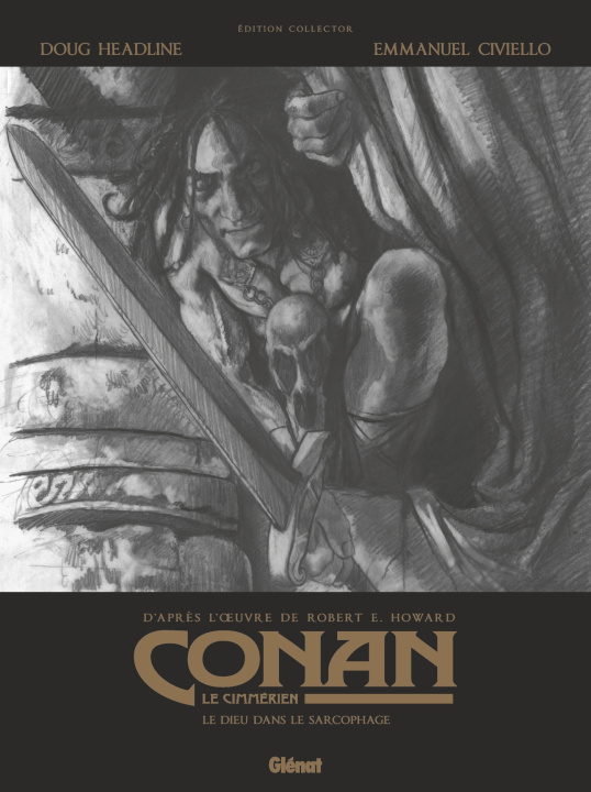 Książka Conan le Cimmérien - Le dieu dans le sarcophage N&B 
