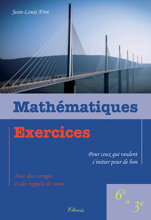 Kniha Mathématiques, exercices pour ceux qui veulent s'initier pour de bon Frot