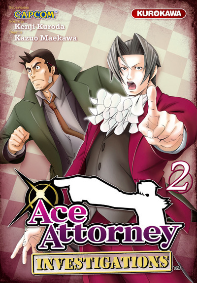 Kniha Ace Attorney Investigations - tome 2 Kenji Kuroda