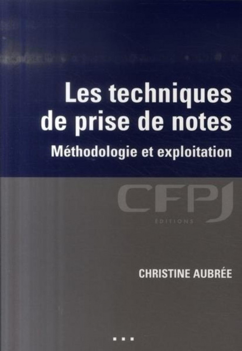 Boek Les techniques de prise de notes Aubrée