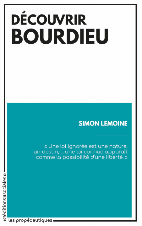 Kniha Découvrir Bourdieu (NED 2020) Lemoine