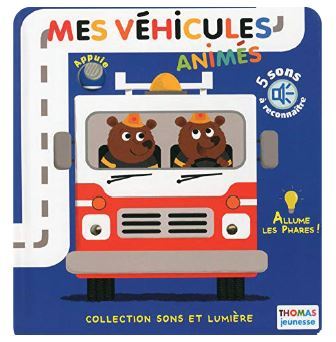 Knjiga Mes véhicules animés DELHOSTE