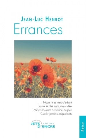 Knjiga Errances Jean-Luc Henrot