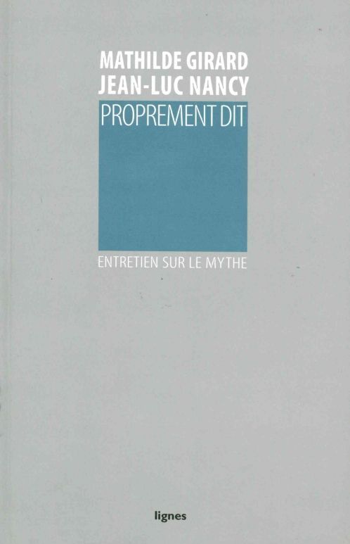 Boek Proprement dit Jean-Luc Nancy