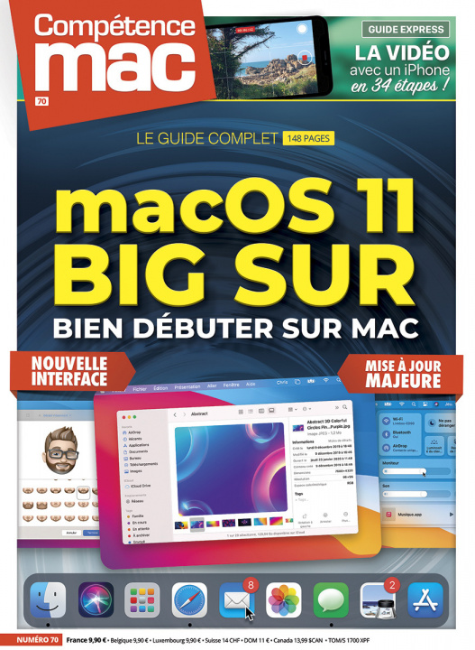 Carte COMPETENCE MAC N  70 - MACOS 11 BIG SUR - BIEN DEBUTER SUR MAC Christophe SCHMITT