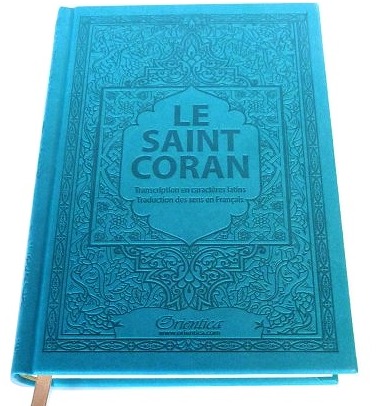 Kniha Saint Coran - ar/fr/phonetique - Edition de luxe (Couverture Cuir Bleu Turquoise) REVELATION