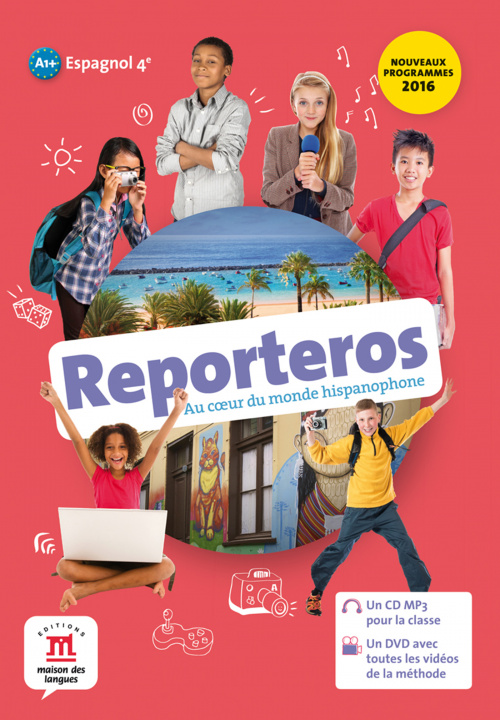 Könyv REPORTEROS 4E - CD AUDIO CLASSE 