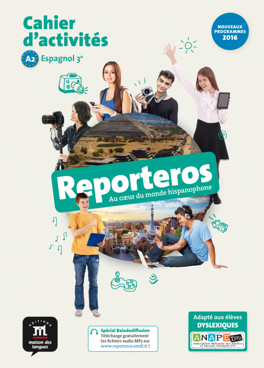 Könyv REPORTEROS 3E - CAHIER D'ACTIVITES 