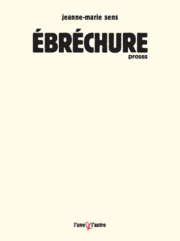 Boek Ébréchure Sens