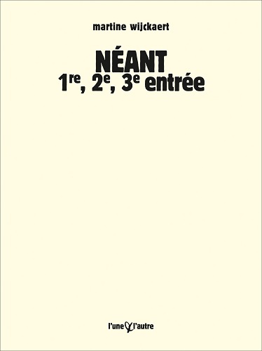 Book Néant Wijckaert