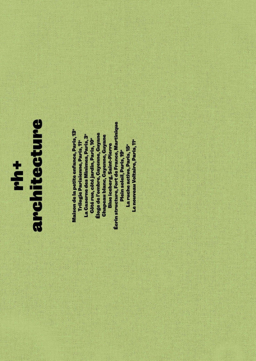 Boek RH+ architecture Cimerman