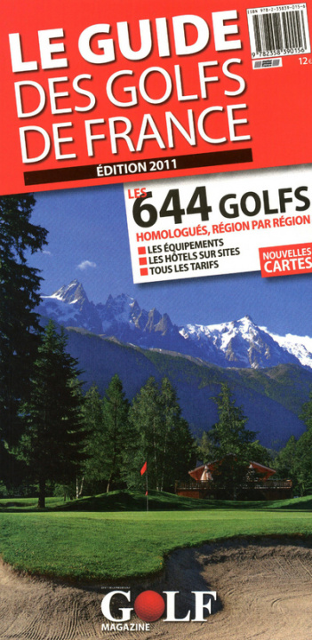 Carte Le Guide des Golfs de France 2011 
