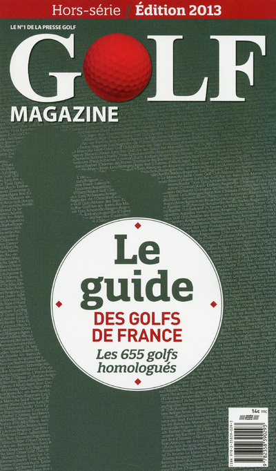 Carte Le Guide des Golfs de France 2013 MARC LACOSTE