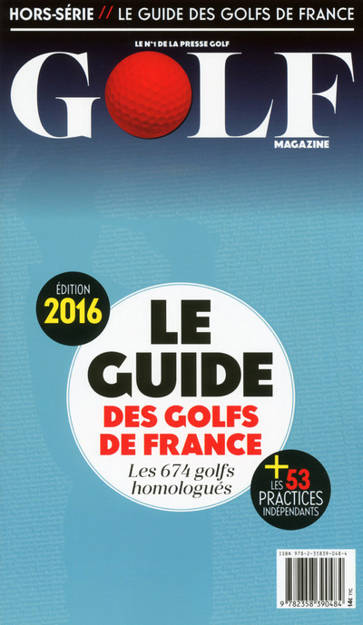 Carte Le Guide des Golfs de France 2016 Martine Duparc