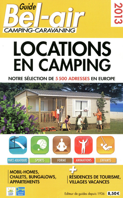 Carte GUIDE LOCATIONS EN CAMPING 2013 Martine Duparc