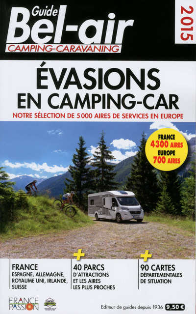 Carte Guide Bel-air Evasion en Camping-car 2015 Martine Duparc