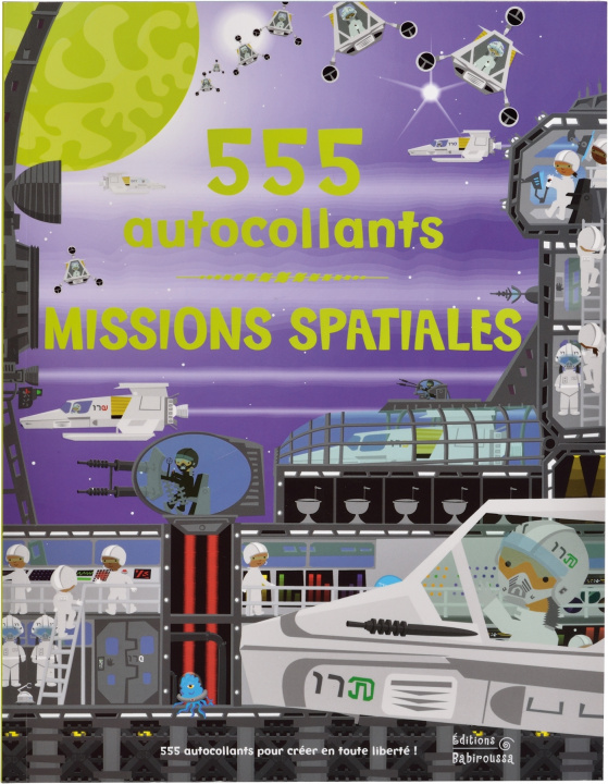 Carte Missions Spatiales - 555 Autocollants CRISP