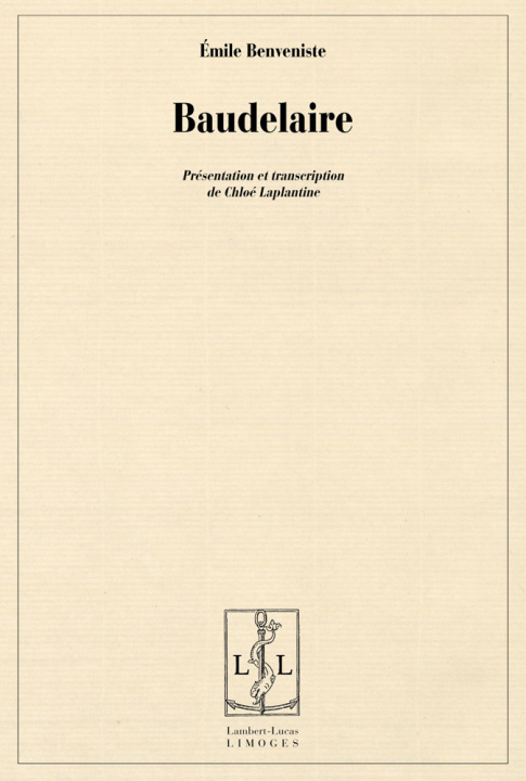 Carte Baudelaire Benveniste