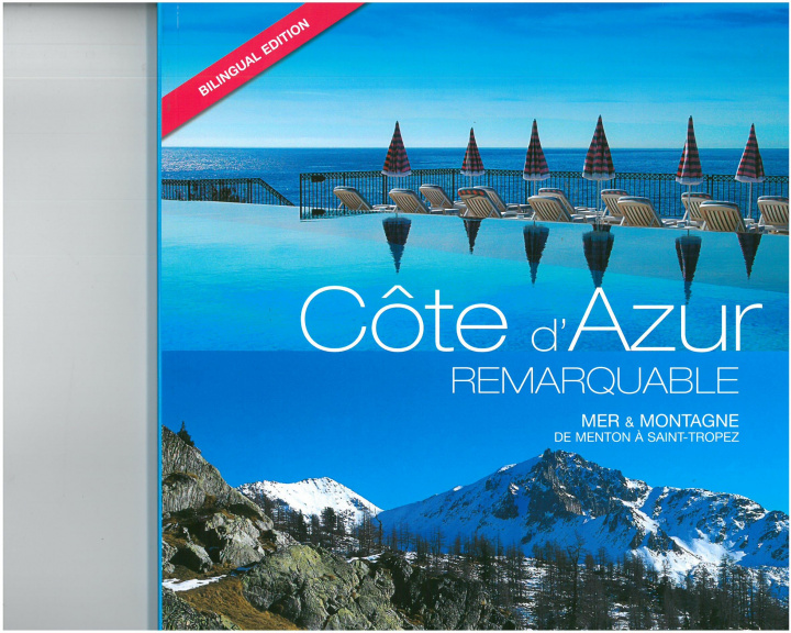 Carte Côte d'Azur remarquable (bilingue français-anglais) RAYBAUD