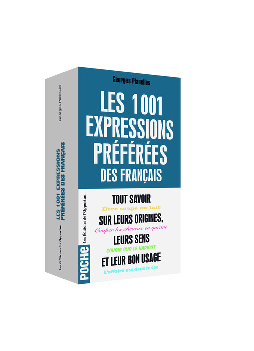 Kniha 1001 expressions préférées des Français - 2017 Georges Planelles