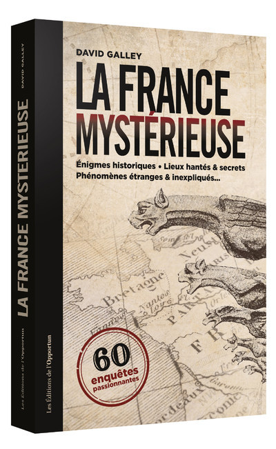 Carte La France mystérieuse David Galley