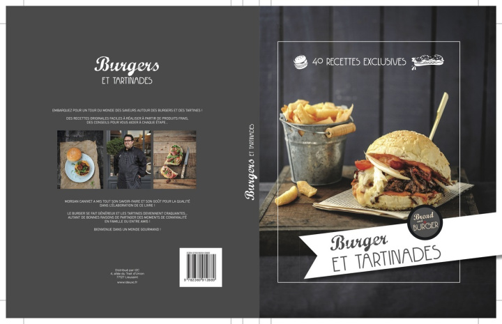Kniha La sélection de burger et tartinades de bread and burger Morgan Canivet