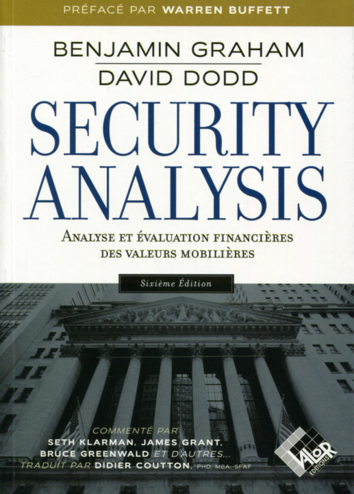 Kniha Security Analysis - 6ème édition Dodd