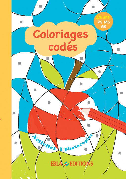 Carte Coloriages codés 3/6 ans DEGUILLOUX