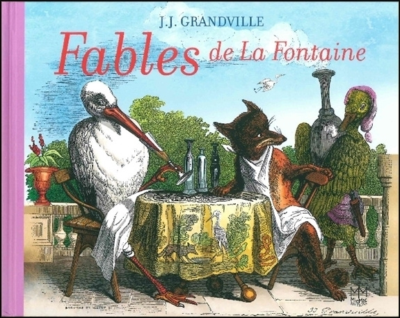 Book Fables de La Fontaine Grandville