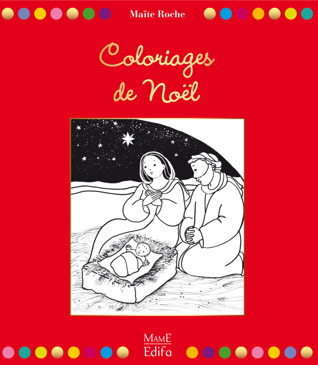 Carte Coloriages de Noël Maite ROCHE