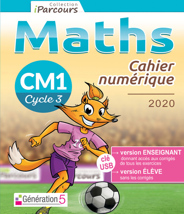 Kniha Cahier numérique iParcours maths CM1 (clé USB) 2020 HACHE