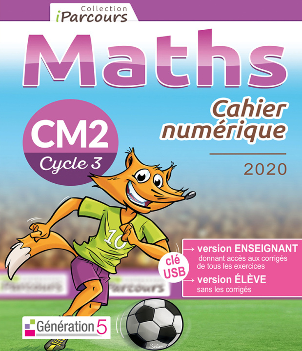 Kniha Cahier numérique iParcours maths CM2 (clé USB) 2020 HACHE