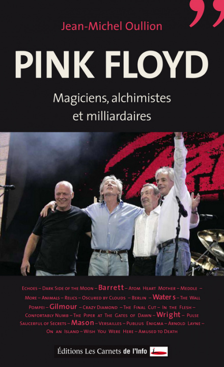 Book Pink Floyd Jean-Michel Oullion
