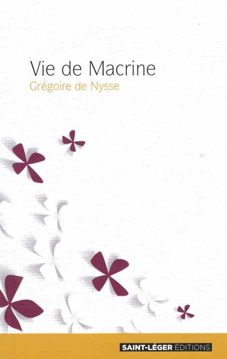Kniha Vie de macrine Grégoire de Nysse