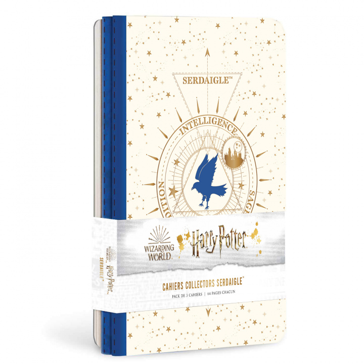 Carte Harry Potter constellations : pack de 3 cahiers Serdaigle 