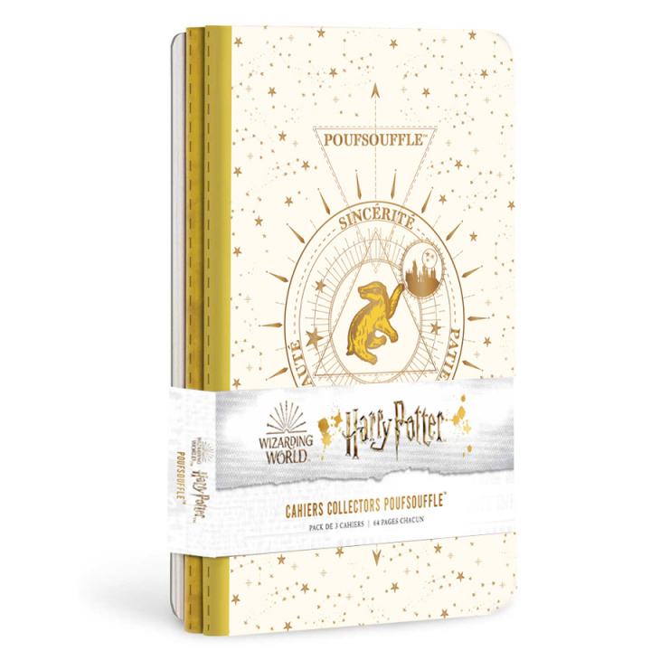 Kniha Harry Potter constellations : pack de 3 cahiers Poufsouffle 