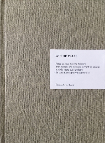 Knjiga Parce que... Sophie Calle
