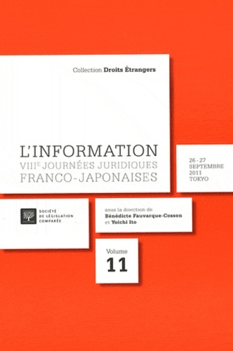 Book L'INFORMATION FAUVARQUE-COSSON B.