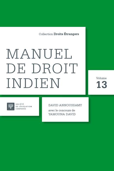 Buch MANUEL DE DROIT INDIEN Annoussamy