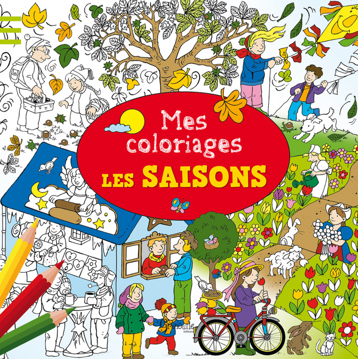 Kniha Mes coloriages - Les saisons 
