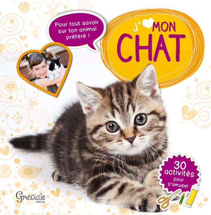 Knjiga J'aime mon chat 