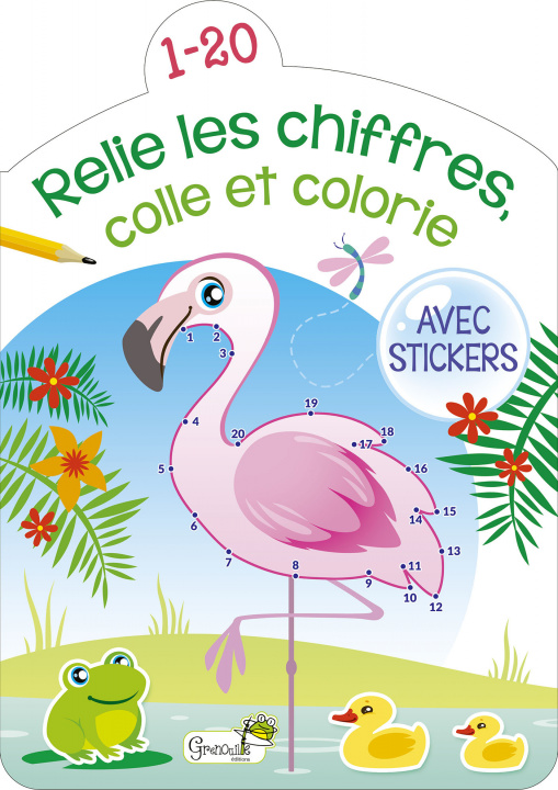 Knjiga Relie les chiffres de 1 à 20 