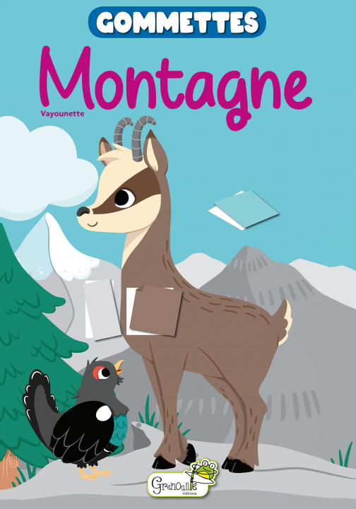 Kniha Gommettes montagne VAYOUNETTE