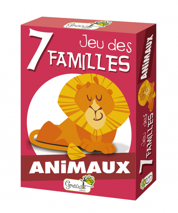 Igra/Igrača 7 familles animaux en illustrations ERIC ISSELEE
