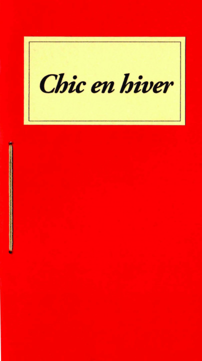 Knjiga Chic en hiver Hélaine